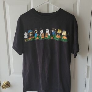 Black Halloween Graphic T-Shirt